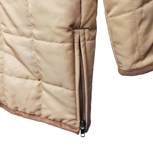 Jaclyn Smith Tan Quilted Lightweight Chore Coat - Picture 6 of 12